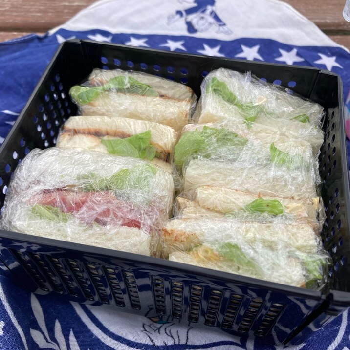 ピクニックに簡単サンドイッチ!!